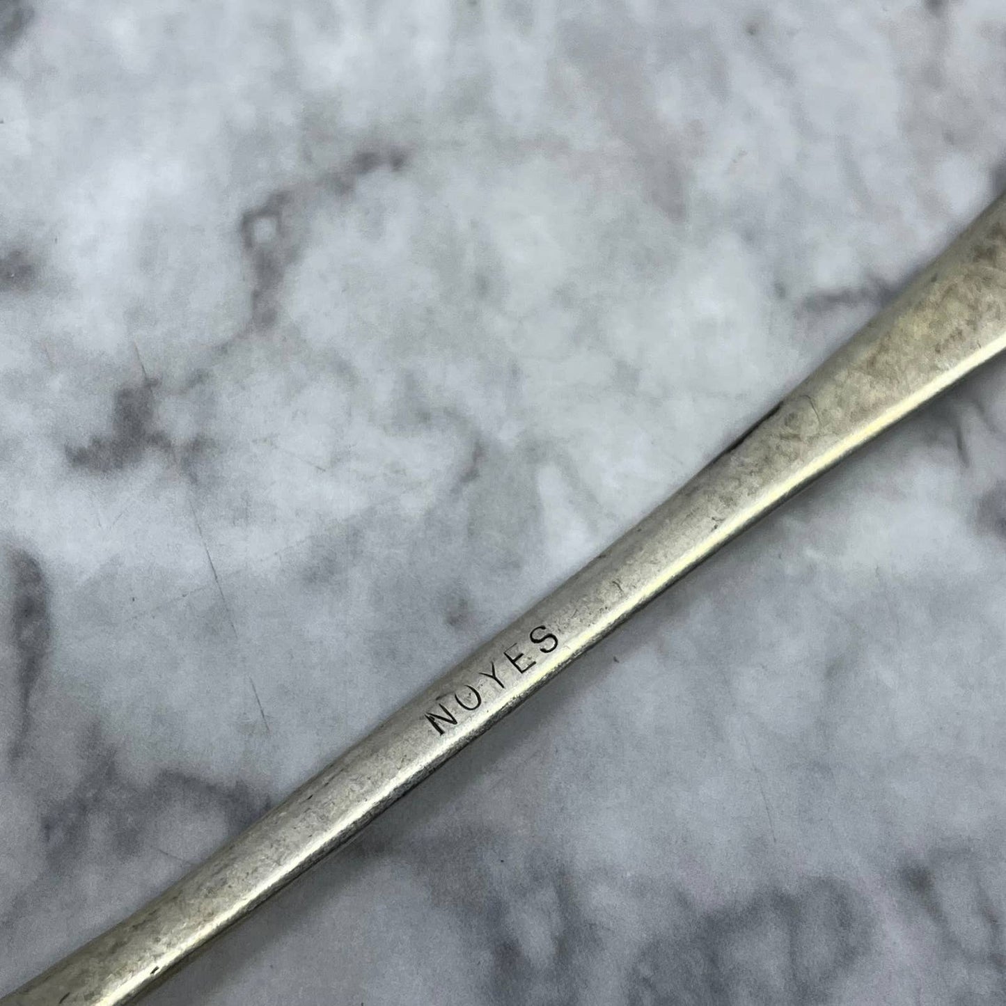 Vintage Noyes Silverplate Iced Tea Spoon 7" SE6-8