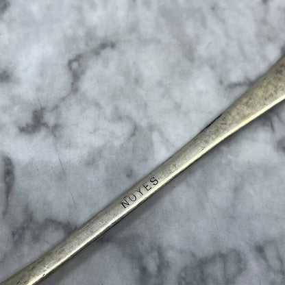 Vintage Noyes Silverplate Iced Tea Spoon 7" SE6-8
