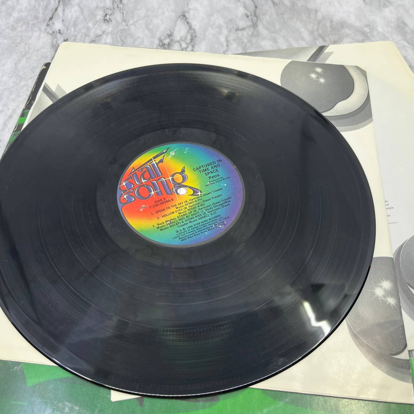 Petra Captured in Time and Space Vinyl Double Record LP 1986 TH5