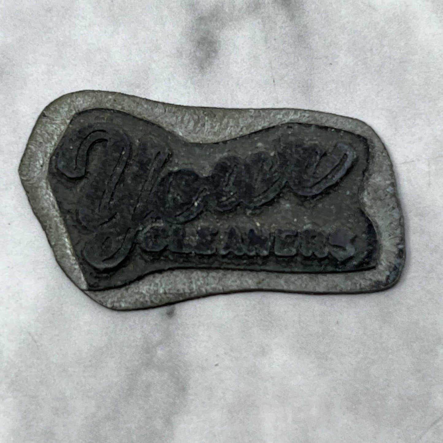 Vintage Printing Letterpress Printers Block Plate Your Cleaners TJ58