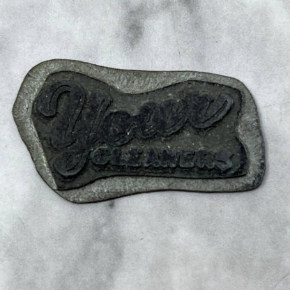 Vintage Printing Letterpress Printers Block Plate Your Cleaners TJ58