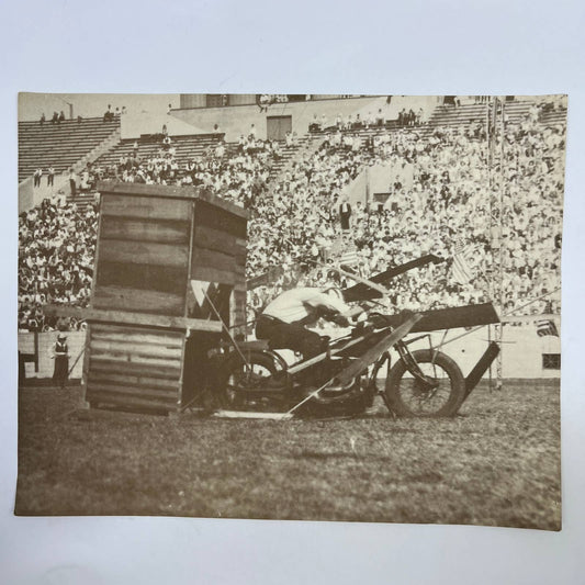 Antique Motorcycle Stunt Photo Print 11x14" FL5