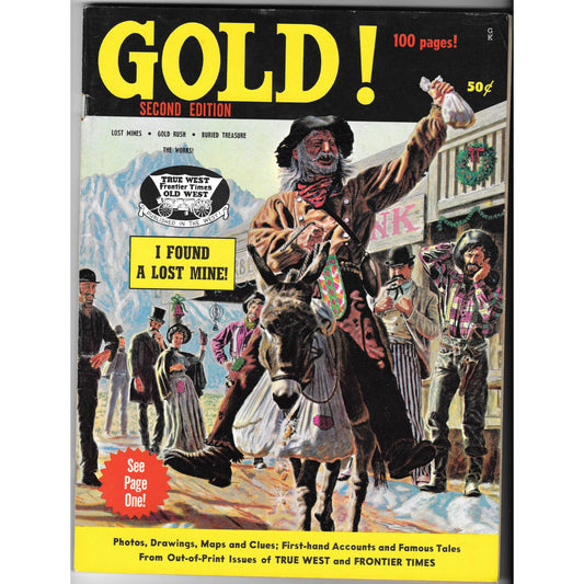 GOLD! Magazine Treasure Hunting Vol.2 No.1 - 1970 Western Publications M1