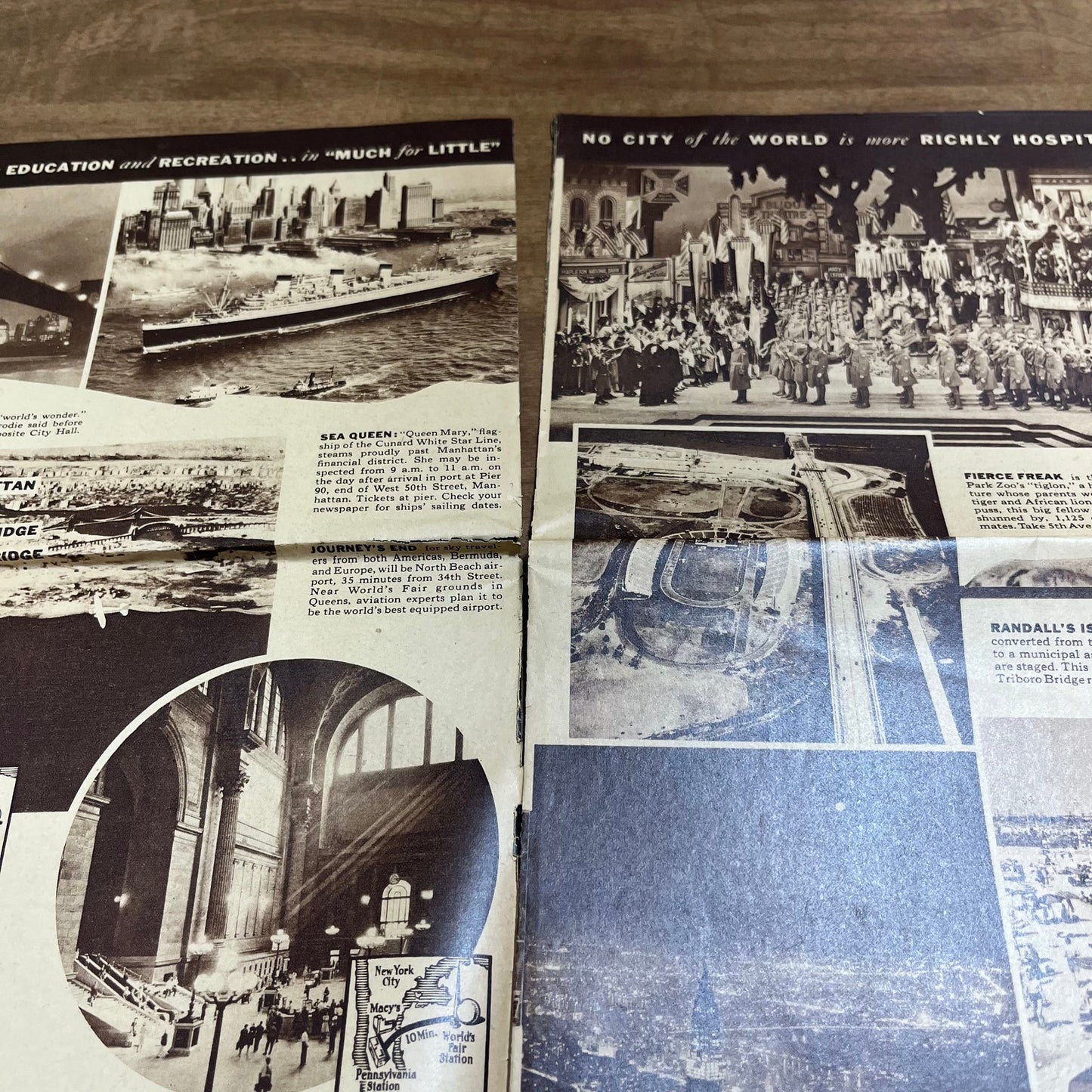 1939 New York World’s Fair Let’s Go See Vol. 1 No. 3 Color Paper Brochure A6