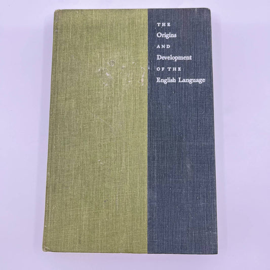 1964 The Origins and Development of the English Language Thomas Pyles 1st Ed TE9