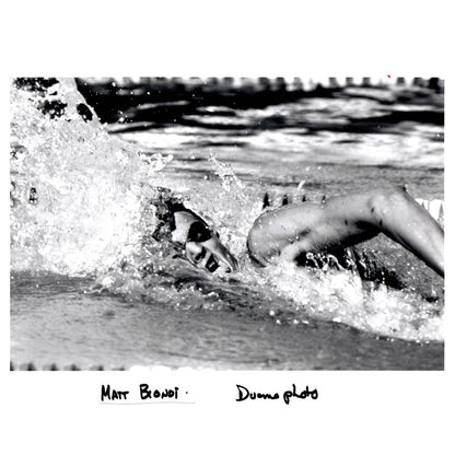 1988 Press Photo Olympic Swimmer Matt Biondi Freestyle 8x10" AD3