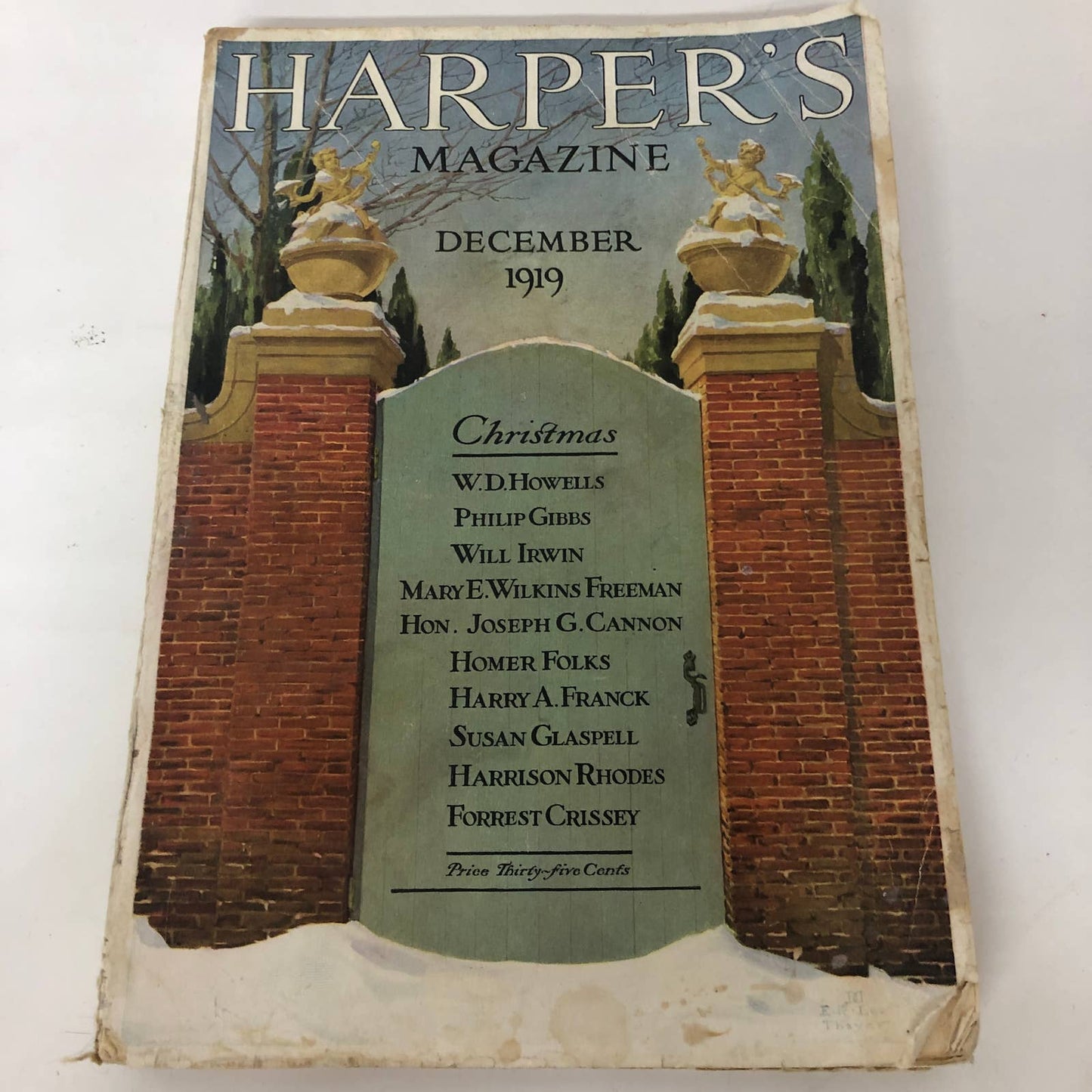 Harper's Monthly December 1919 World War I Spanish Influenza Pandemic