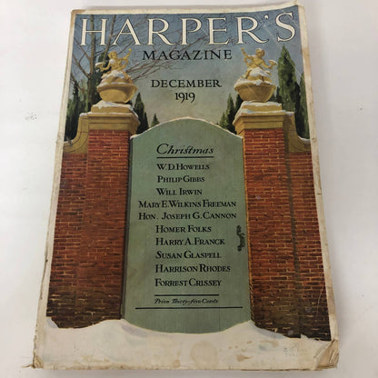 Harper's Monthly December 1919 World War I Spanish Influenza Pandemic