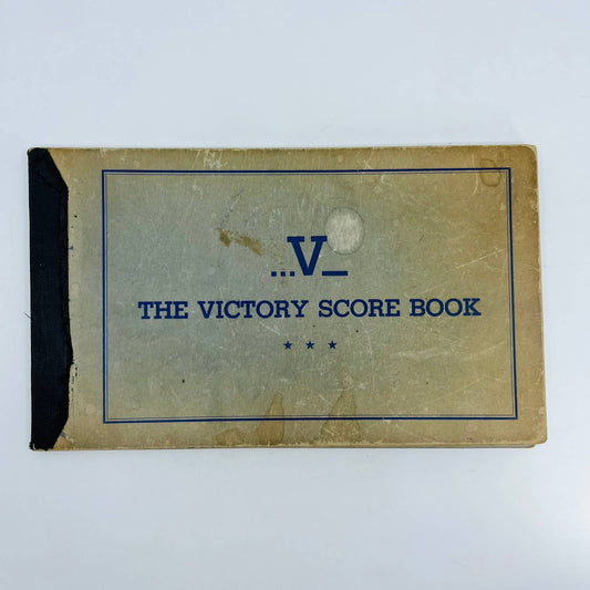 1945-47 The Victory Basketball Score Book Centerville IN High School TC5