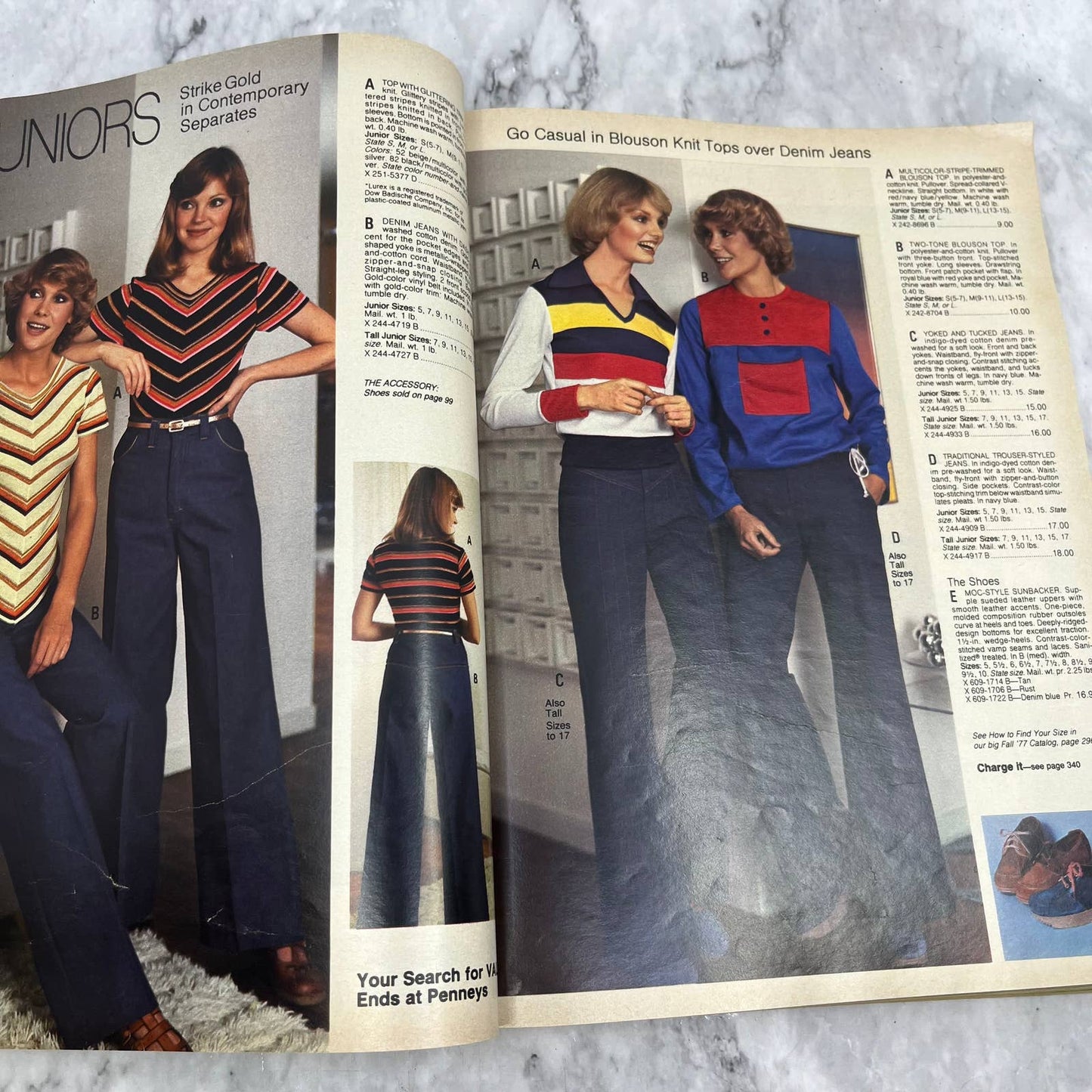 1977 JC Penny Christmas Wish Book Catalog - Great Vintage Toys & Gifts S1