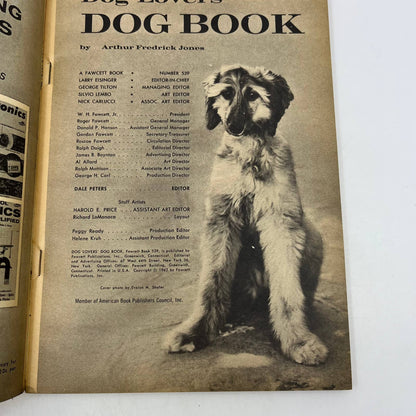 1963 Dog Lovers' Dog Book -  English Springer Spaniel Dog Breed Photos TH7