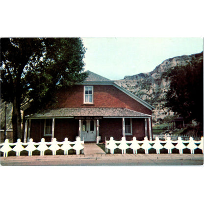 Hitching Post Medora ND Doll House Van Hoffman House Original Postcard PB8