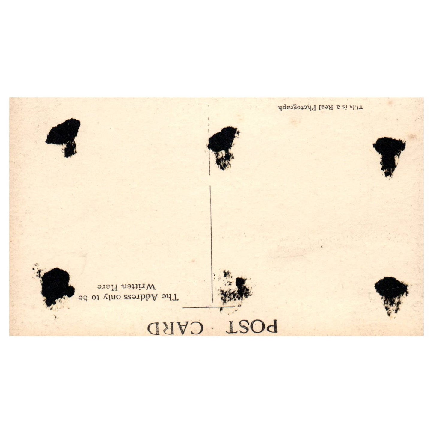 WWI Battleship Deserted Quarterdeck - Original Postcard TJ8-5