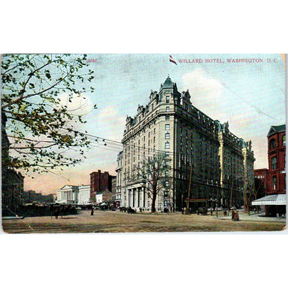 Willard Hotel Washington D.C. Original Postcard TK1-P2