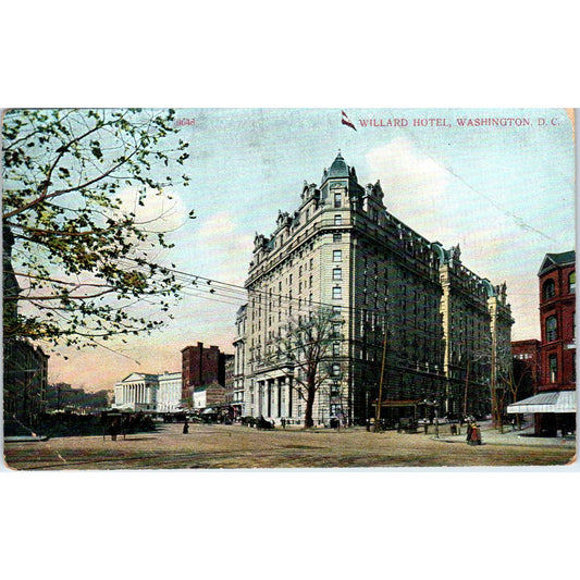 Willard Hotel Washington D.C. Original Postcard TK1-P2