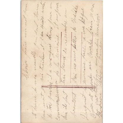 Romance French Victorian Couple Courting Lady 1914 Original Postcard TK1-21-2