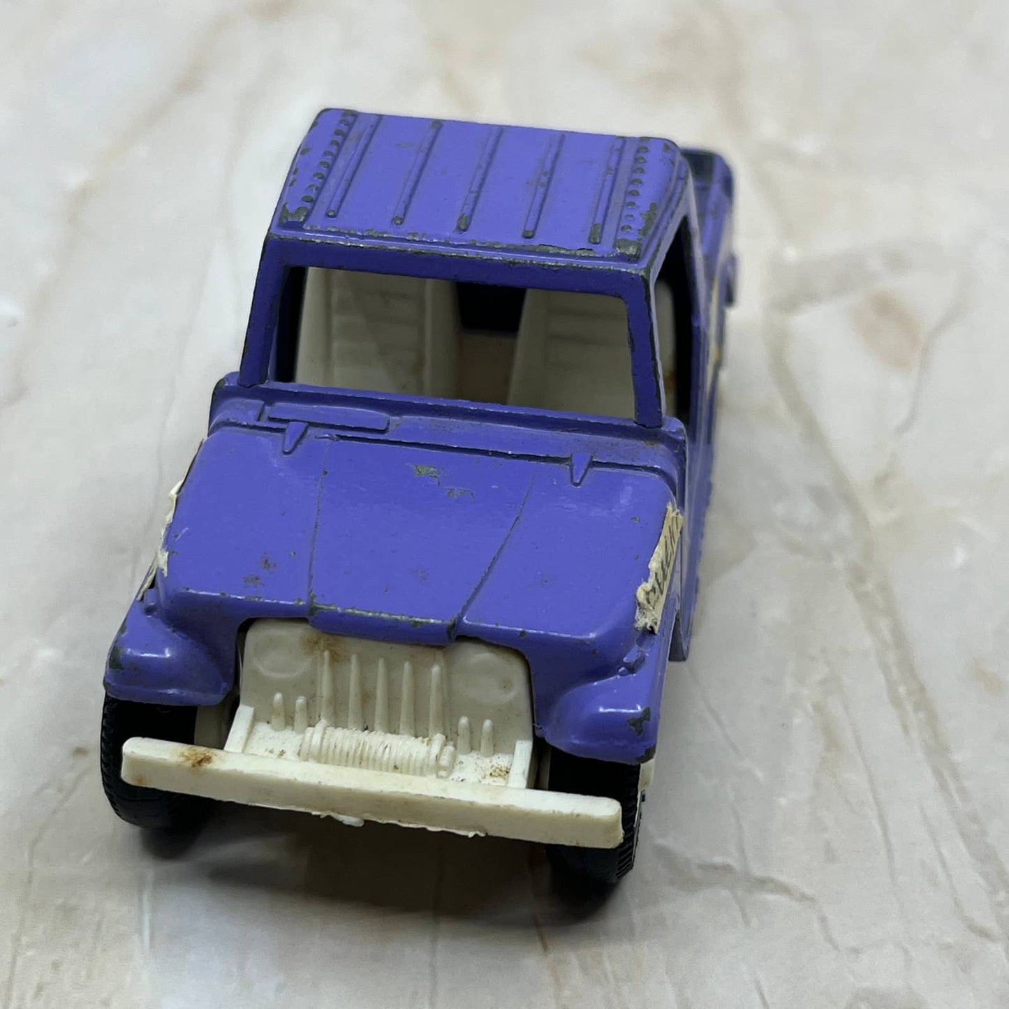Vintage Jeep Tootsietoy 4" Lilac Purple Toy Diecast Car 1969  TC5-S2