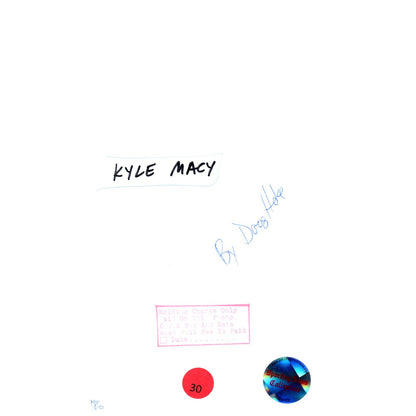 1986 Press Photo Basketball NBA Indiana Pacers Kyle Macy 6x10" AD3