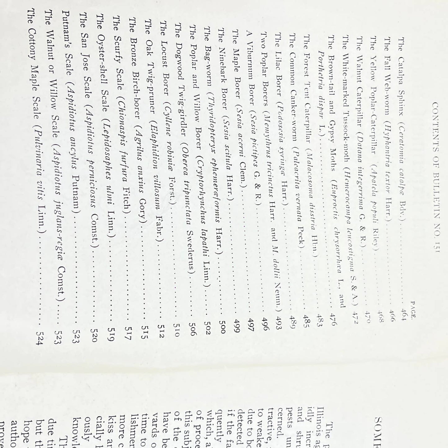 1911 University Of Illinois Bulletin 151 Insects of IL Shade Trees & Shrubs TF9