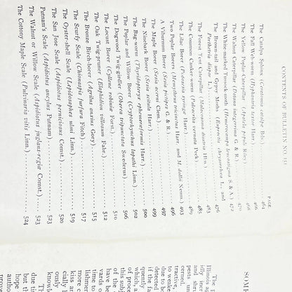 1911 University Of Illinois Bulletin 151 Insects of IL Shade Trees & Shrubs TF9