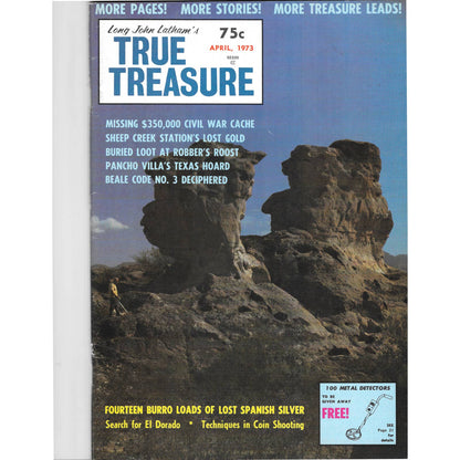 Long John Latham's Treasure Magazine - Gold Mining Metal Detecting April 1973 M5