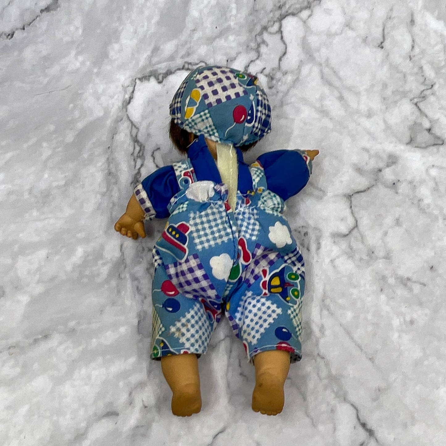 Gigo Gi-Go My Pals Bean Bag Kids Expressive Face 8" Baby Doll Boy in Blue TI7