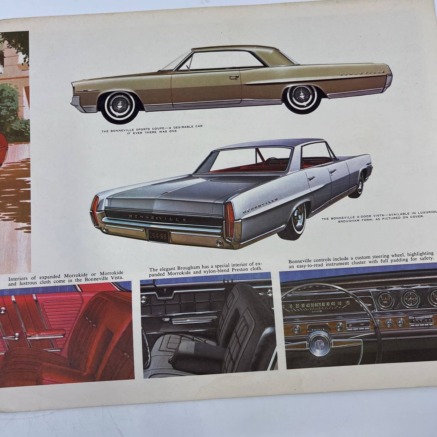 1964 Pontiac Success Car Sales Brochure Wide Track Bonneville Star Chief TH8