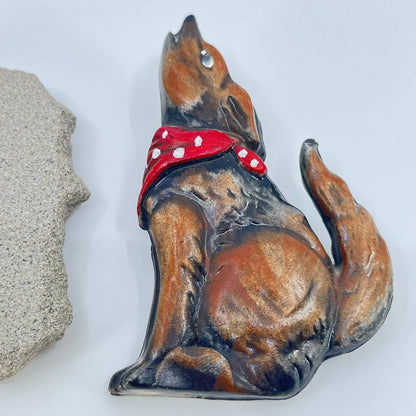 VTG Southwestern Coyote Set of 2 Refrigerator Magnet SD2