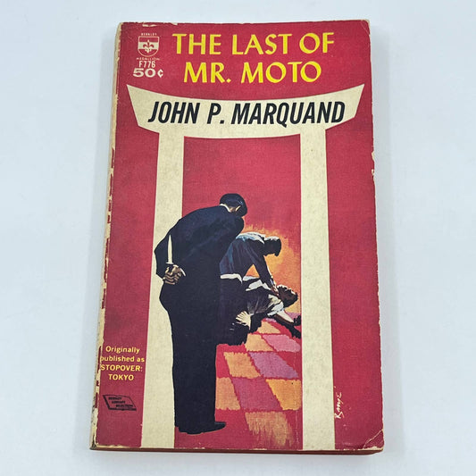 The Last Of Mr Moto By Marquand, Berkley #f776 Crime Japan Pulp 1963 TF9