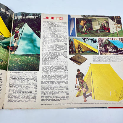 Vintage 1965 Boy Scouts Catalog Camp Pomperaug Union CT TF6