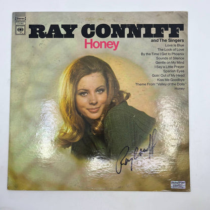 Ray Conniff and the Singers Honey Vinyl Record Autographed Authenticated TH3