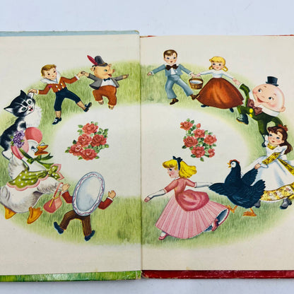 1952 Elf Junior Book Humpty Dumpty and Other Mother Goose Rhymes Illustrated BA4