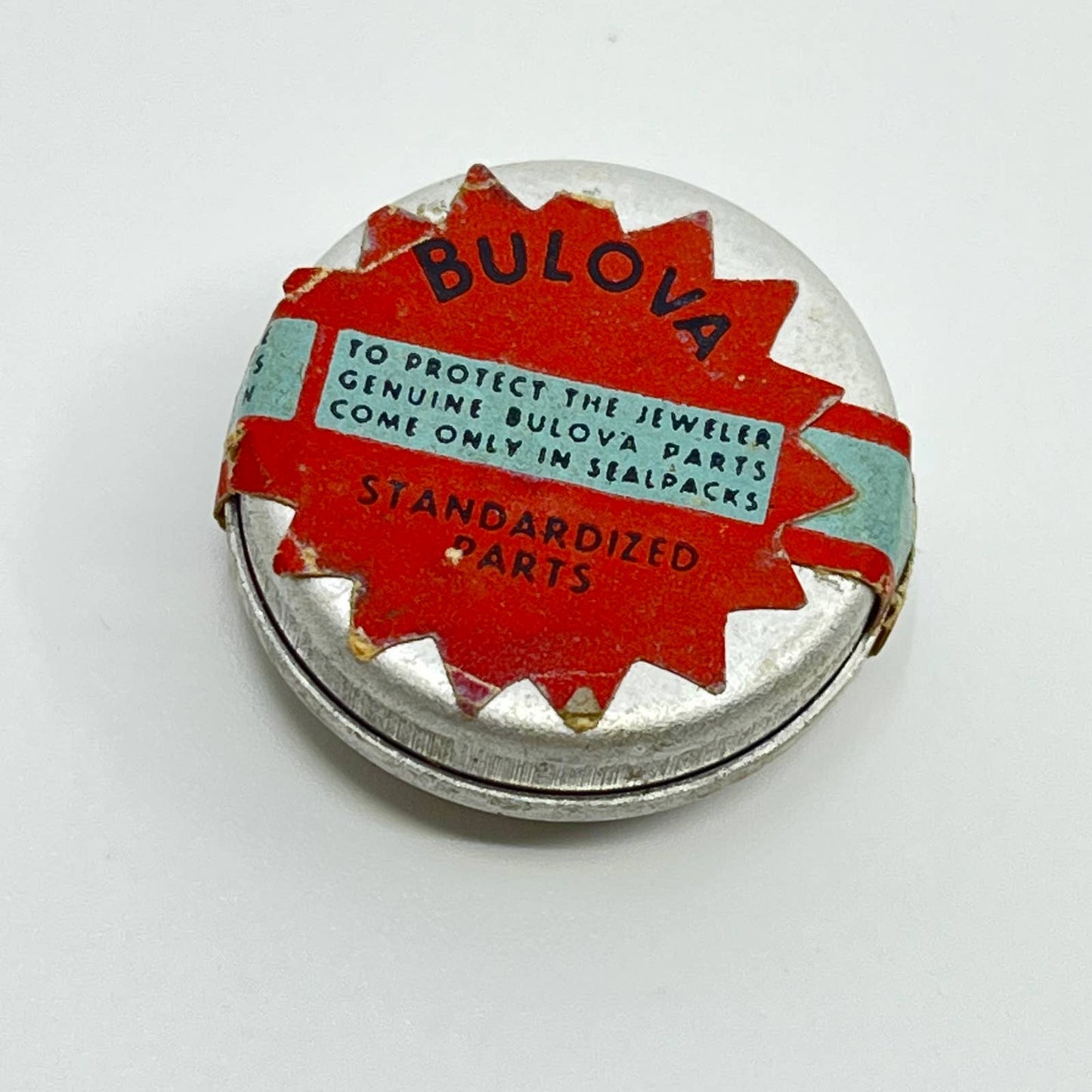 Vintage Bulova Watch Part Tin 10AE #5 1 Third Wheel (TIN ONLY) SC7