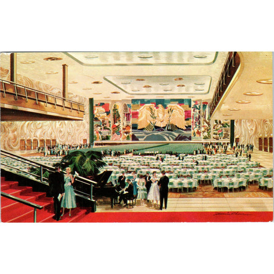 Sheraton Hall - Sheraton Park Washington D.C. Original Postcard TK1-P2