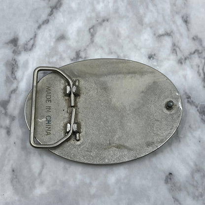 Genuine Dickies Belt Buckle Black Enamel Metal Oval 3.25x2.25 SA2