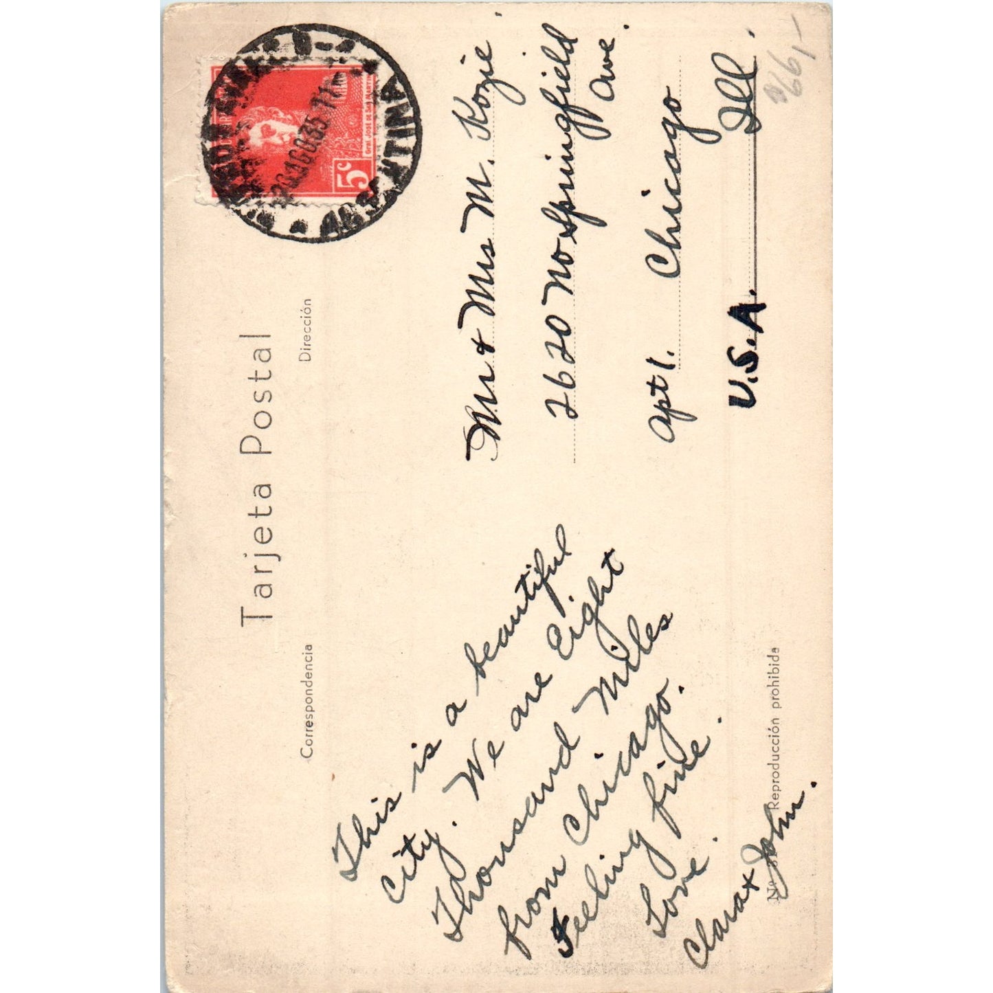 Buenos Aires Concejo Deliberante Original Postcard P2-3
