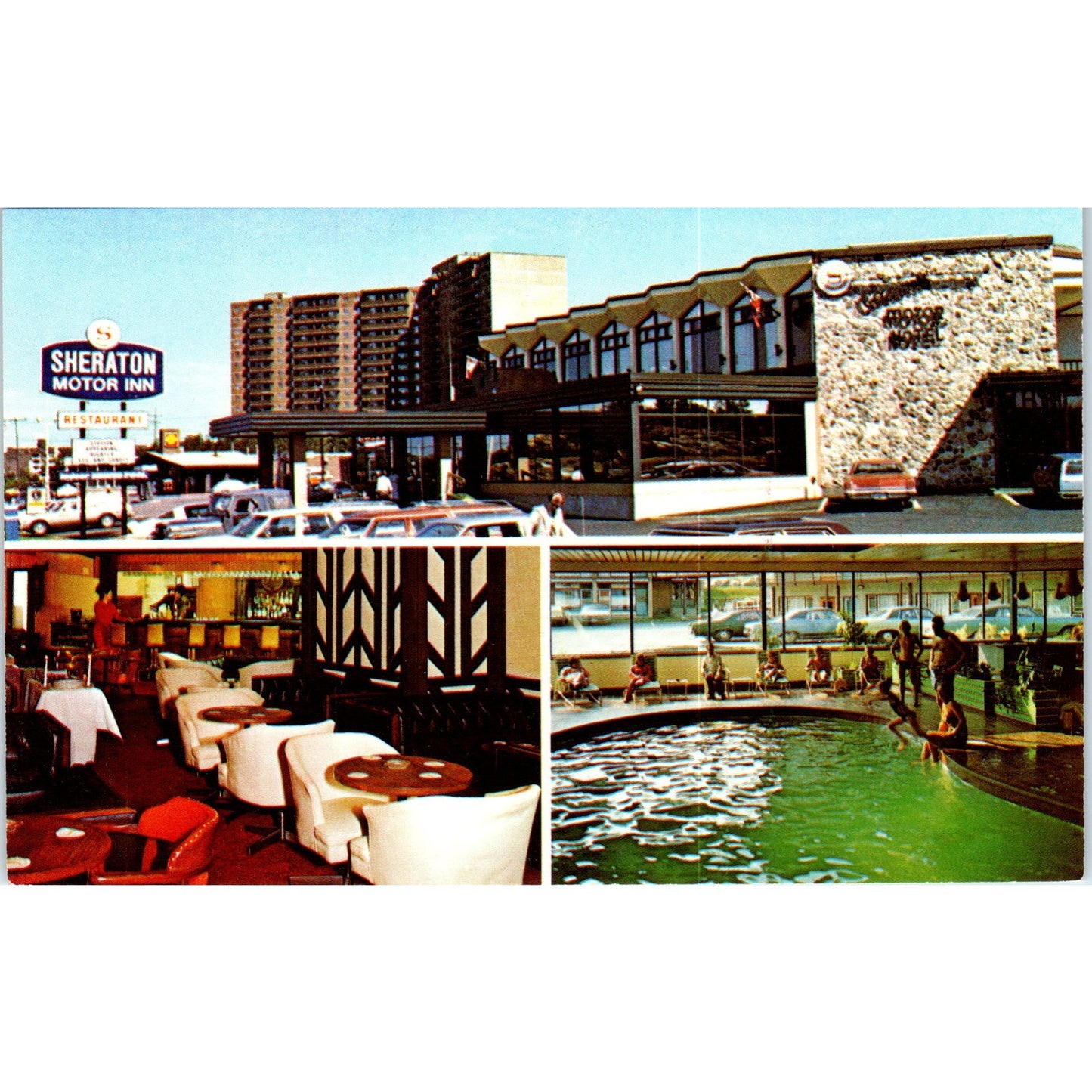 Sheraton-Caswell Inn Sudbury Ontario Canada Original Postcard P1-15