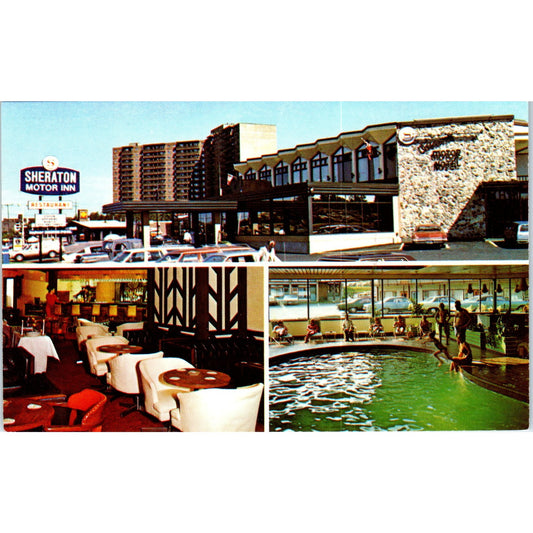 Sheraton-Caswell Inn Sudbury Ontario Canada Original Postcard P1-15