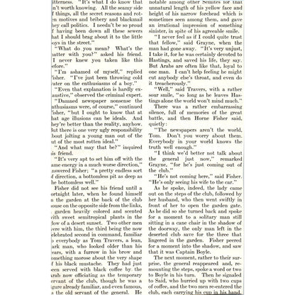 c1920 Harper's Print Lithograph -W. Hatherell I shall Want Your Help. TD8-H1