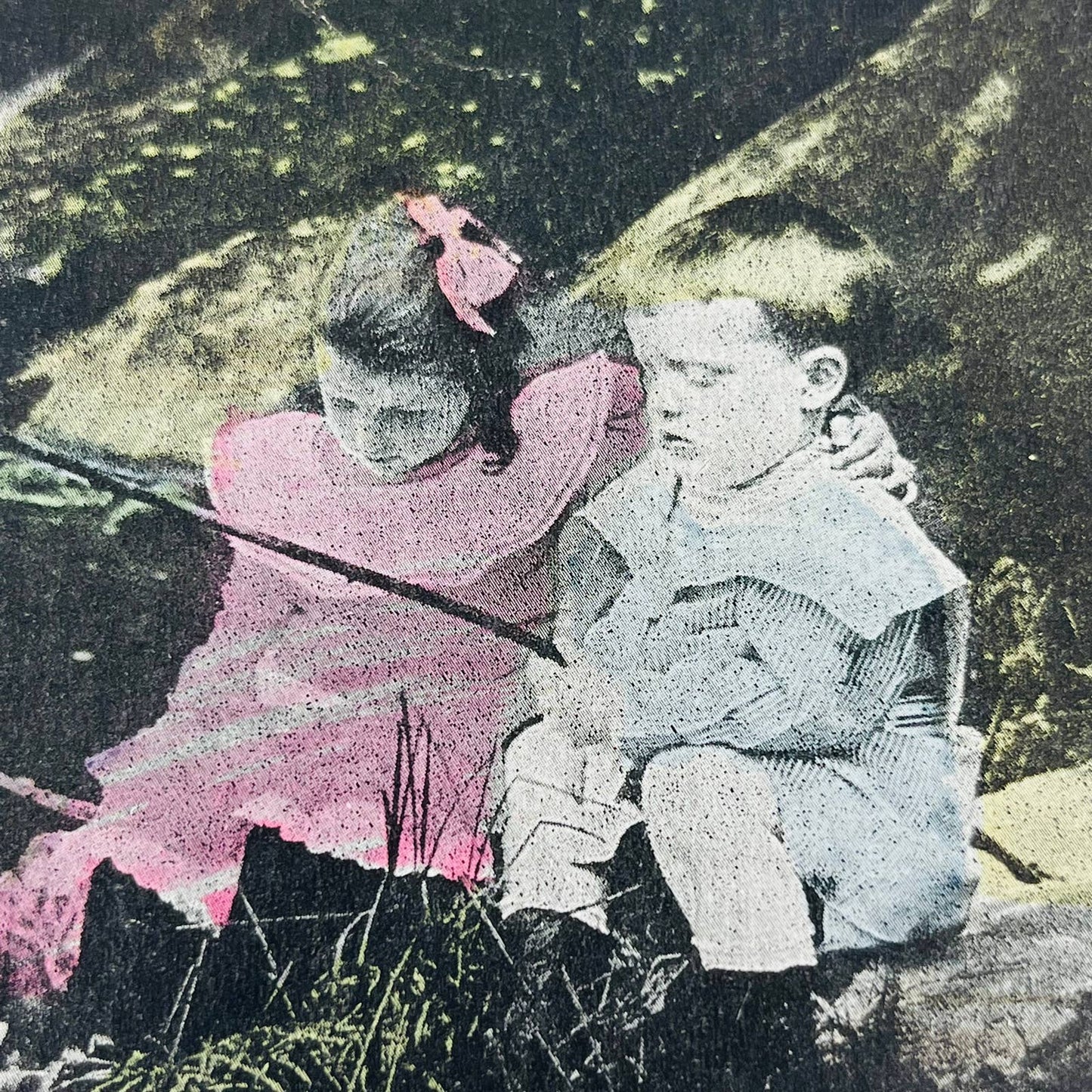 c1890 Lot of 6 Stereoview Cards Hand Tinted Pictures VICTORIAN CHILDREN TA7-15