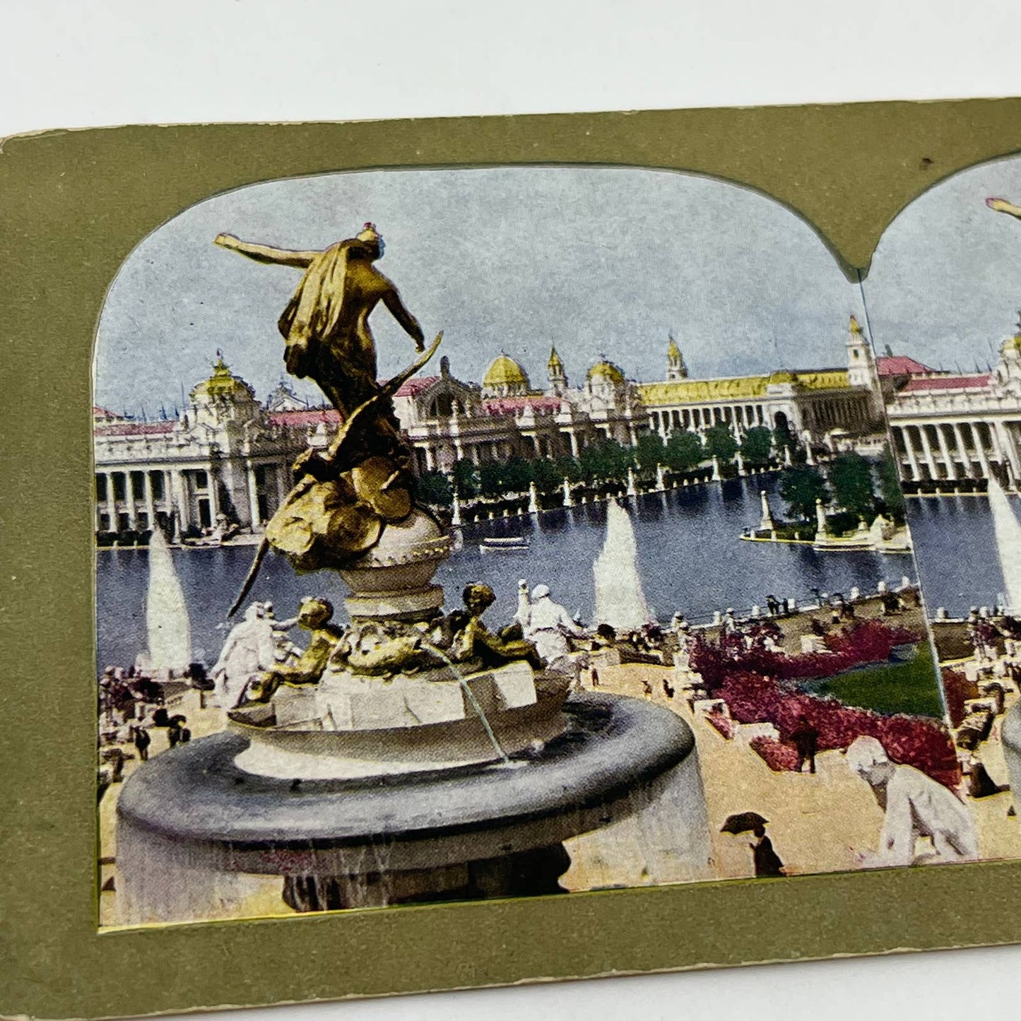 1904 Stereoview St Louis World’s Fair Grand Fountain SC5
