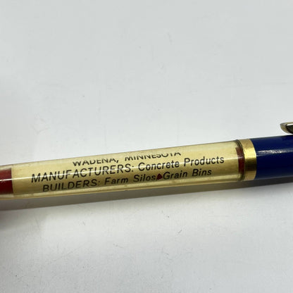 VTG Advertising Ballpoint Pen Wadena Silo Company Wadena MN Curtis Rand SC3