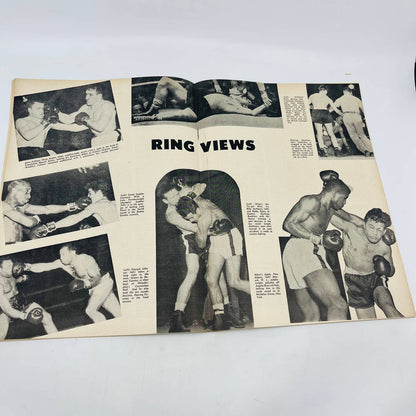 1955 April - The Ring Boxing Magazine – Rocky Marciano Cover Ray Robinson TA5