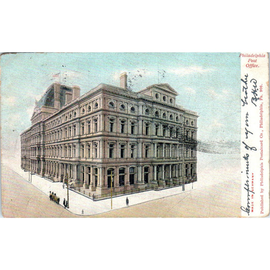 1906 Postcard Post Office, Philadelphia PA TI1-1