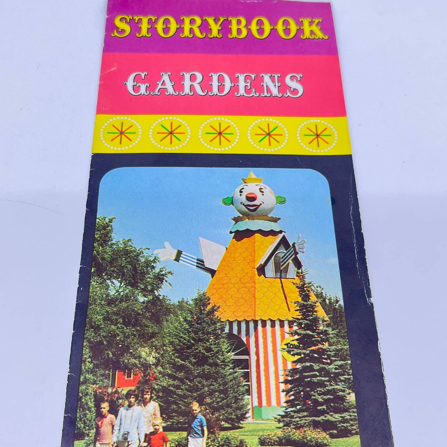 1970s Wisconsin Dells Storybook Gardens Amusement Park Brochure Fold Out SC6