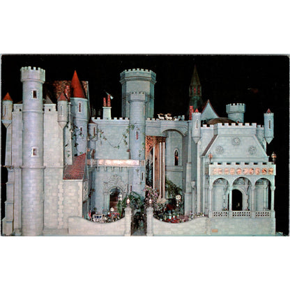 Colleen Moore Fairy Castle Exterior Garden & Enterance Original Postcard PB7