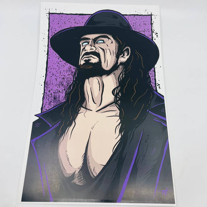 Undertaker WWE Christopher Ott Limited Edition Poster 11x17 FL2