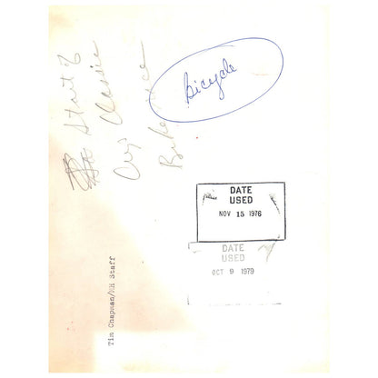 1976 Press Photo Cycling Cup Classic Bike Race Tim Chapman Miami FL 6x8" AD3