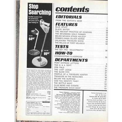 Treasure Magazine - Treasure Hunting Gold Mining Metal Detecting April 1973 M4