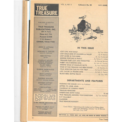 Long John Latham's Treasure Magazine - Gold Mining Metal Detecting June 1972 M5